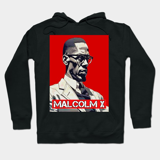 Malcolm Red Hoodie by BlackOzean